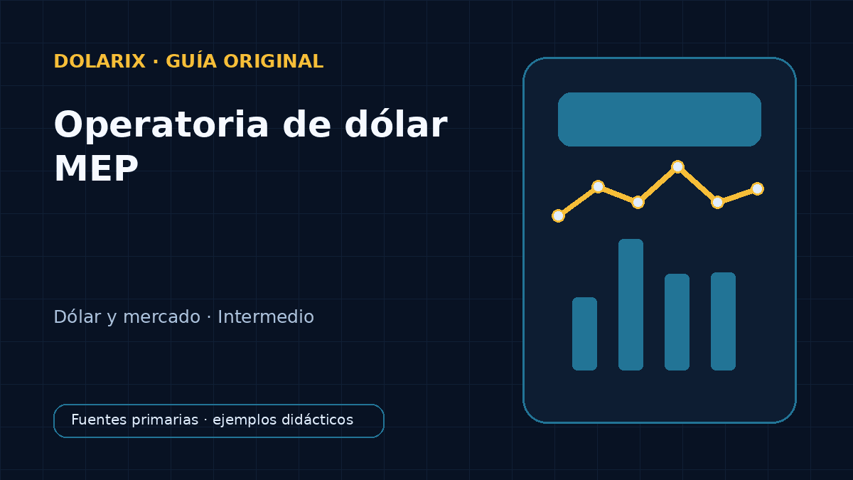 Ilustración editorial: Operatoria de dólar MEP